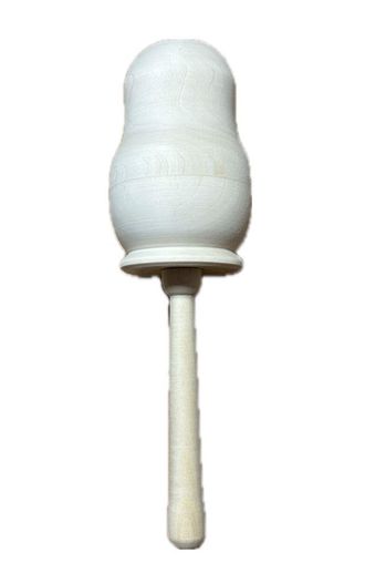Погремушка детская Матрешка-1 70*230 мм деревянная
