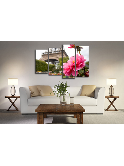 Модульная картина "Романтичный цветок"