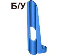 ! Б/У - Technic, Panel Fairing # 7 Small Long, Large Hole, Side A, Blue (32534 / 4156357 / 4222012) - Б/У