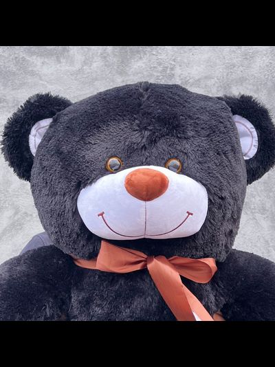 Большой плюшевый медведь 160 см черный Феликс