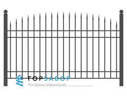 Секция забора с элементами ковки KSZ15-22 недорого купить