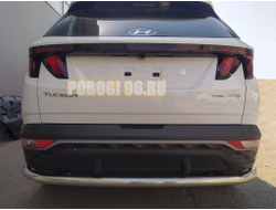 Защита заднего бампера d60 для Hyundai Tucson 2021-