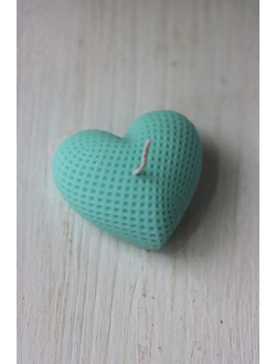 СВЕЧА "СЕРДЦЕ" бирюза