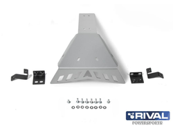 Комплект накладка бампера и защита днища Rival 444.7729.1 для RM Vector 551i 2018- (Алюминий) (700*500*230)
