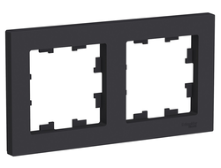 Рамка 2-поста, карбон, серия Atlas Design