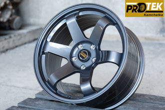 Комплект дисков R18 9,0J ET+30 5*114,3 RAYS Volk Racing TE37 SL Графит (D116)