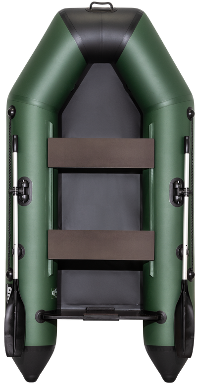 Моторная лодка Аква 2600 зеленый/черный