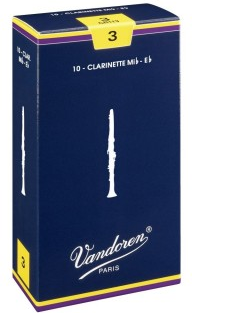 CR103 Трости для кларнета Bb Традиционные №3 (10шт) Vandoren