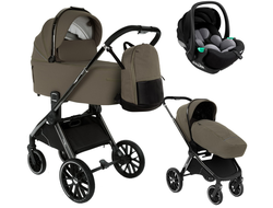 Коляска 3в1 Pituso Mayla Luxury Mocca