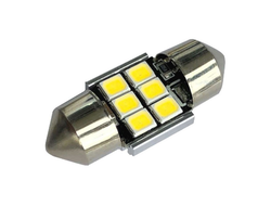 Светодиодная лампа C5W 2835-6SMD-28MM CanBus 5000K 6W 12v, 1шт