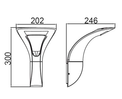 Садово-парковый светильник серии  ANDA