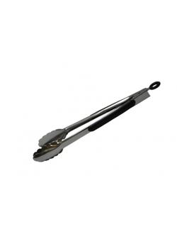 Щипцы универсальные 30 см с резиновыми вставками, нержавеющая сталь