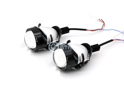 Светодиодные билед модули Aozoom A5+ Bi-Led 2020, 2.5 дюйма, 35w, 9-16v, крепление гайкой или на шпильки, драйвер встроенный (комплект, 2шт)