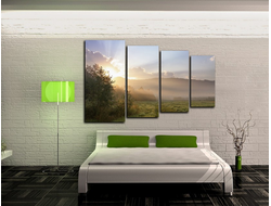 Модульная картина "Прекрасное начало дня"