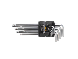 Набор шестигранных ключей с шаром КШ-9 серия KBT-PROFESSIONAL для монтажа крепежных изделий с внутренним шестигранником