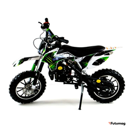 Мотоцикл миникросс MOTAX 50 cc Бело-зеленый