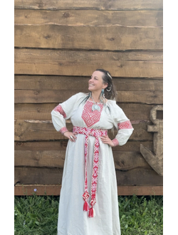 Платье в славянском стиле "Макошь" Ярая