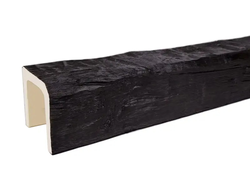 Декоративная балка из полиуретана. Полиуретановая фальшбалка Country Decor строганая мокка