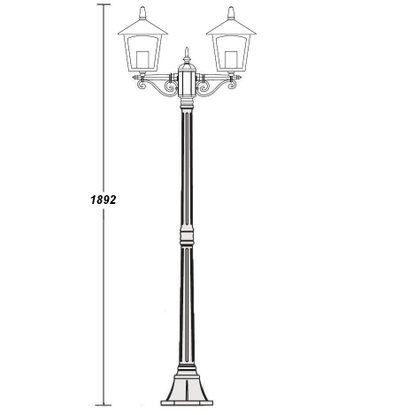 Светильники садово-парковые Praga 2