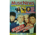 Music News Magazine February 1999 Blondie, Foxy Brown, Иностранные музыкальные журналы, Intpressshop