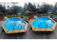 Деревянный бассейн &quot;Байкал&quot; 600 х 370 х 145 см Кристалл