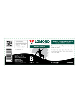 Чернила для широкоформатной печати Lomond LC102-Bk-010