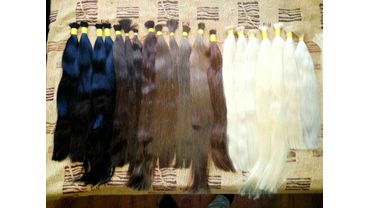 Натуральные волосы для капсульного наращивания в срезах фото домашней студии ксении грининой в краснодаре
