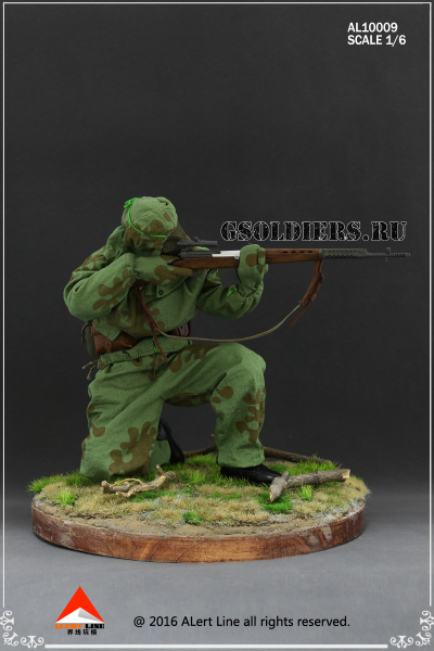 Советский снайпер с СВТ-40 - коллекционная фигурка 1/6 WWII The Soviets sniper suit AL10009 - Alert Line
