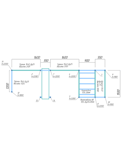 Спортивная площадка Workout W142