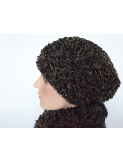 Модный женский берет Vizio Италия 6966 хаки