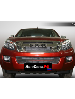 Premium защита радиатора ISUZU D-MAX II (2012-2019) из 2-х частей
