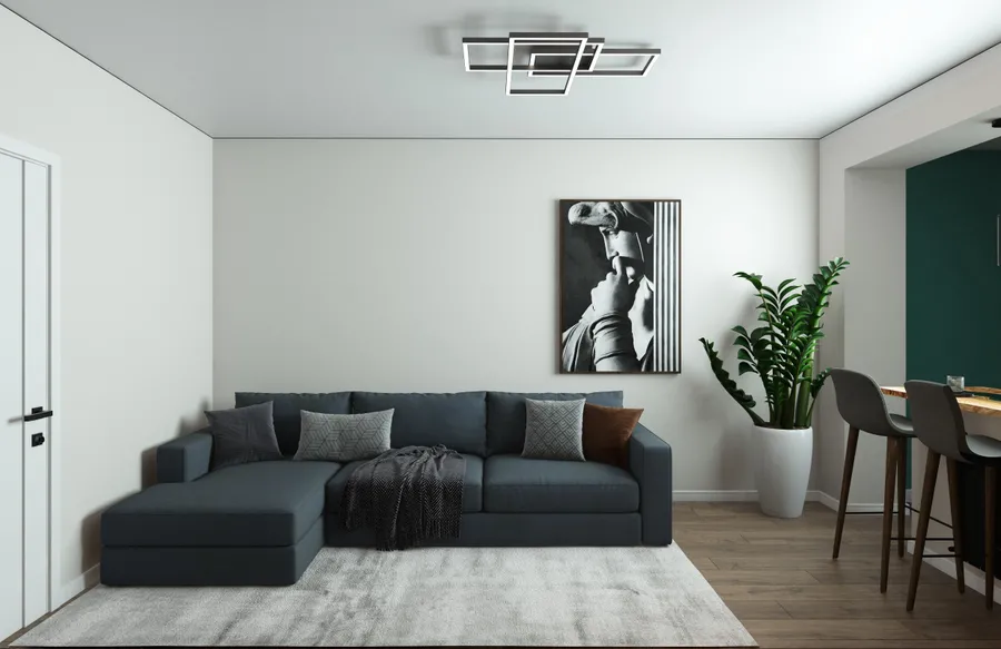 2-х комн.квартира 61 м. кв. Гостиная