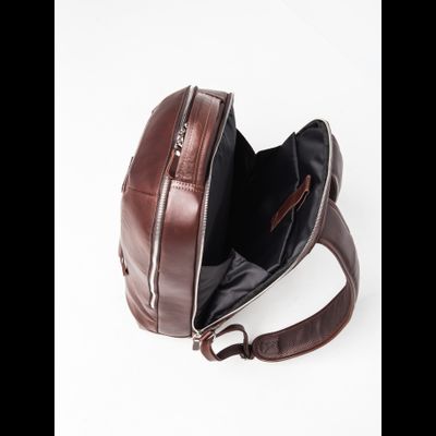 Кожаный рюкзак Roverano Premium brown (арт. 3110-53)