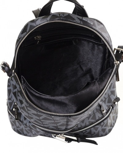 рюкзак майкл корс рхеа с логотипом черный
