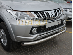 Защита переднего бампера d76 для Mitsubishi L200 2015-2019