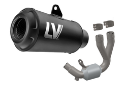 Глушитель и пайп LeoVince LV-10 Full Black 15266FB & 80068