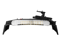 Задний силовой бампер серии Трофи на Chevrolet NIVA 2002-2020 (03.117.02)