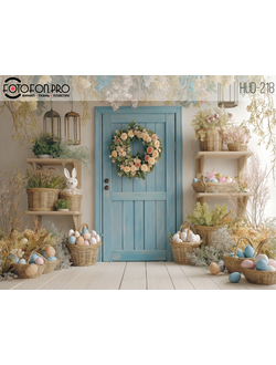 Фотофон виниловый «Пасха в сарайчике"