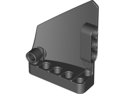 Technic, Panel Fairing #14 Large Short Smooth, Side B, Black (64680 / 4558740)