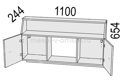 Полка книжная Диско