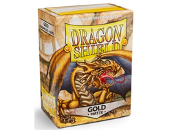 Протекторы "Dragon Shield" матовые Gold (100 шт.)