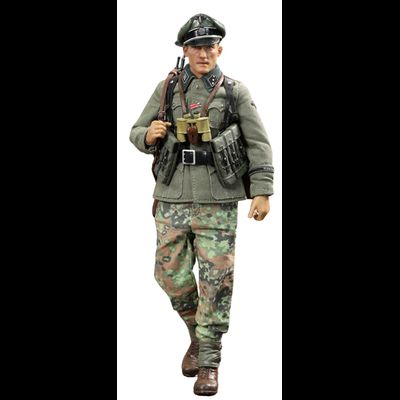 Немецкий лейтенант - Коллекционная ФИГУРКА 1/12 Palm Hero Series WWII German 12th Panzer Division Infantry Lieutenant – Rainer (XD80024) - DID