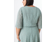 Женственное платье приталенного силуэта из легкого шифона Арт. 1369 (Цвет светло-зеленый) Размеры 54-66