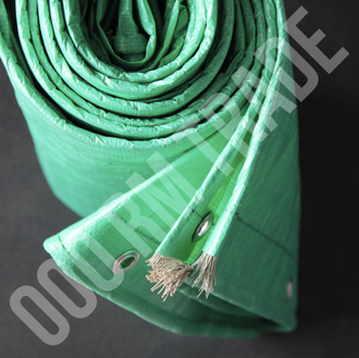 Тент тарпаулин 120г/м2 - 10x12м (усиленный край)