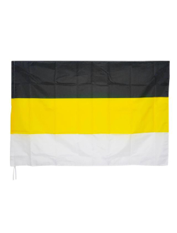 Флаг Российской империи Adria Bandiere 96B531 20х30см черно-желто-белый, 2 штуки