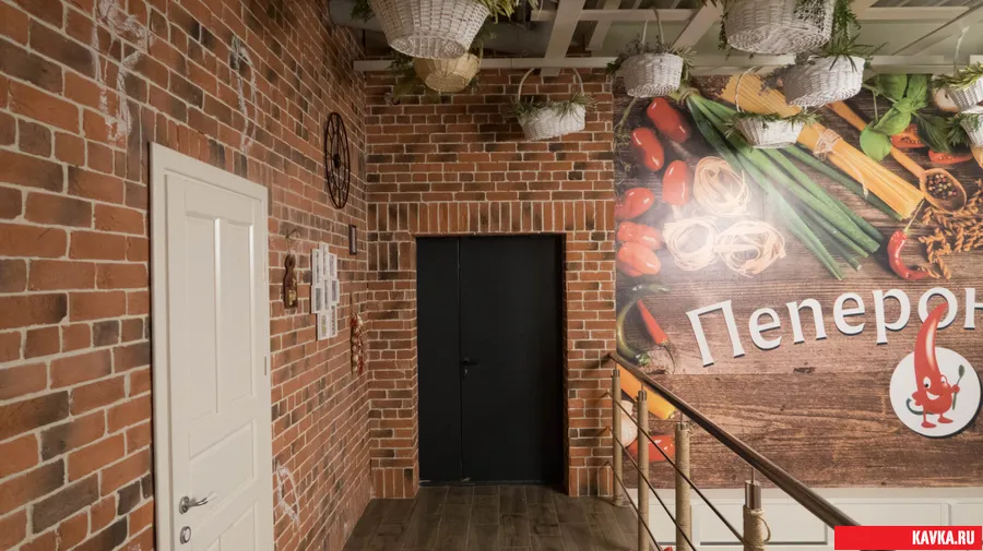 Кафе "Пеперончино" и кирпич "Бельгийский"