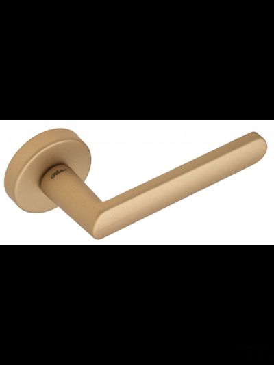 Дверная ручка на круглом основании Fratelli Cattini &quot;NEVADA&quot; 7-KD золото крайола