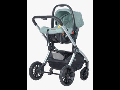 Детская коляска 3 в 1 Farfello Baby Shell Мятный