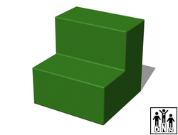 Мягкий модуль ступень 300x300x300