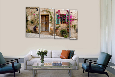 Модульная картина "Прогулка по Провансу"